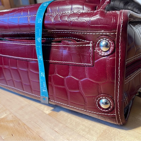 Siamod, Monterosso, November, Embossed Croco Leather Leather Ladies Vertical - Picture 12 of 13